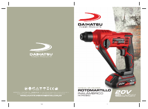 Manual de uso Daihatsu HI-RM20 Martillo perforador