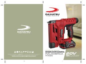 Manual de uso Daihatsu HI-E20 Grapadora electrica