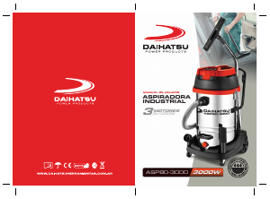 Manual de uso Daihatsu ASP80-3000 Aspirador