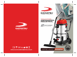 Manual de uso Daihatsu ASP60-2000 Aspirador