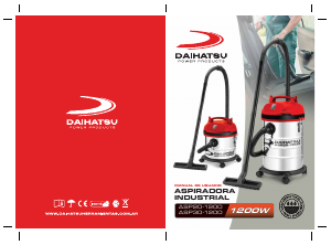 Manual de uso Daihatsu ASP20-1200 Aspirador