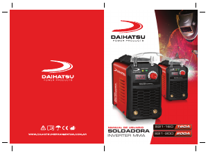 Manual de uso Daihatsu S21-160 Maquina de soldar