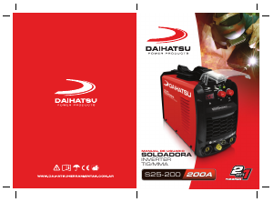 Manual de uso Daihatsu S25-200 Maquina de soldar