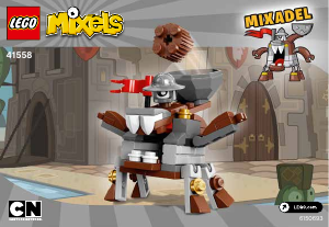 Bruksanvisning Lego set 41558 Mixels Mixadel