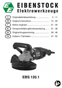 Manual Eibenstock EBS 120.1 Concrete Grinder