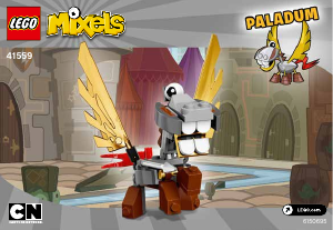 Hướng dẫn sử dụng Lego set 41559 Mixels Paladum