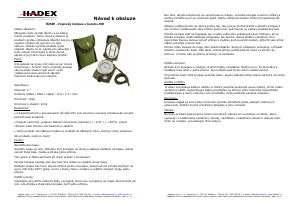Manuál Hadex R29E Kompas