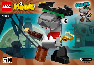 Hướng dẫn sử dụng Lego set 41566 Mixels Sharx