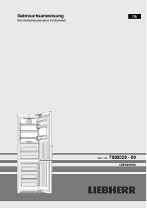 Bedienungsanleitung Liebherr CBNes 4875 Kühl-gefrierkombination