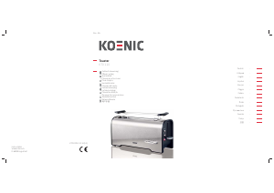 Kullanım kılavuzu Koenic KTO 110 Ekmek kızartma makinesi