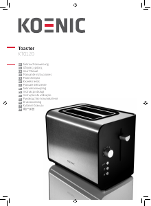 Manual de uso Koenic KTO 120 Tostador