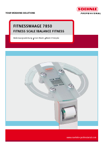 Manuale Soehnle 7850 Fitness Bilancia