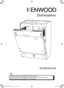 Handleiding Kenwood KDW243A Vaatwasser