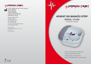 Instrukcja Kardio-Test KT-588 Masażer do stóp