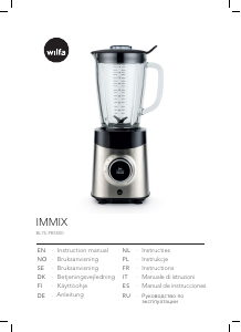 Manual Wilfa BL7S-PB1800 Blender