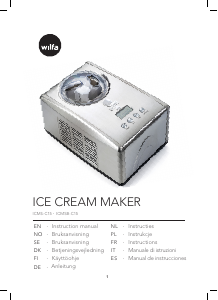 Bedienungsanleitung Wilfa ICMS-C15 Eismaschine