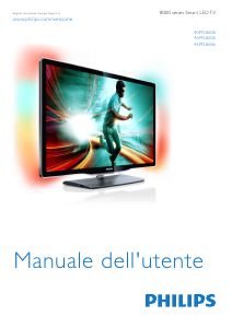 Manuale Philips 40PFL8606H LED televisore