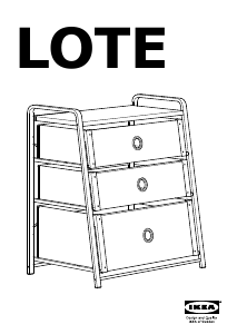 Manual de uso IKEA LOTE Cómoda