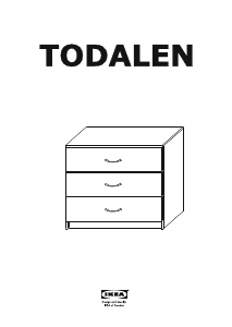 사용 설명서 이케아 TODALEN (80x49x77) 드레서