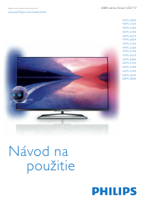 Návod Philips 42PFL6158K LED televízor