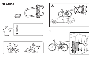 Manual IKEA SLADDA Încuietori bicicletă