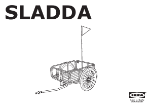 Bedienungsanleitung IKEA SLADDA Fahrradanhänger