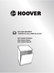Kullanım kılavuzu Hoover DDY 65540 XFA Bulaşık makinesi