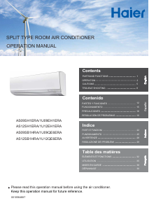 Manual Haier 1U09EH1ERA Air Conditioner