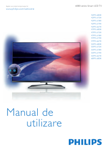 Manual Philips 47PFL6008K Televizor LED