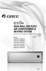 Manual Gree Evo+ GWH09AB-A3DNA2B Air Conditioner