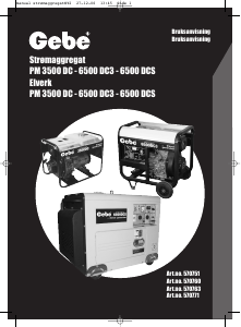 Bruksanvisning Gebe PM 3500 DC Generator