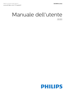 Manuale Philips 55OLED854 LED televisore