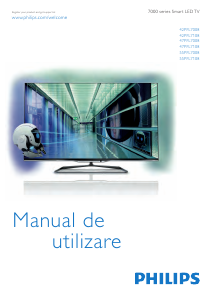 Manual Philips 47PFL7008K Televizor LED