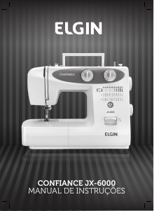Manual Elgin Confiance JX 6000 Máquina de costura