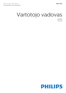 Vadovas Philips 49PUS6401 LED televizorius