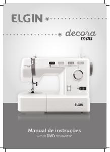 Manual Elgin Decora Mais JX 2011 Máquina de costura