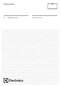 Manuale Electrolux EC2231AOW Congelatore