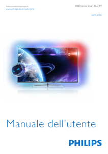 Manuale Philips 60PFL8708S LED televisore