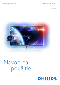 Návod Philips 60PFL8708S LED televízor