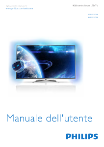 Manuale Philips 65PFL9708S LED televisore