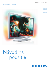 Návod Philips 9000 Series 32PFL9606K LED televízor