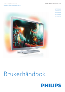 Bruksanvisning Philips 9000 Series 37PFL9606H LED-TV