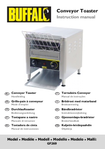 Manual Buffalo GF269 Toaster