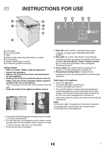 Manual de uso Whirlpool WH1410 E2 Congelador