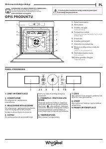 Instrukcja Whirlpool OAKZ9 7961 SP NB Piekarnik