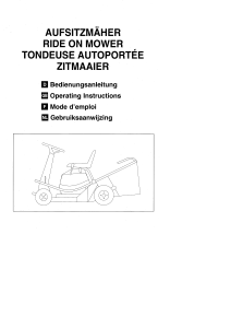 Bedienungsanleitung AL-KO Ride On 700 Rasenmäher