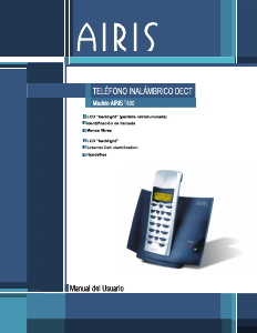 Manual de uso Airis T800 Teléfono inalámbrico