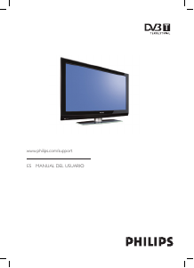 Manual de uso Philips 42PFP5532D Televisor de plasma