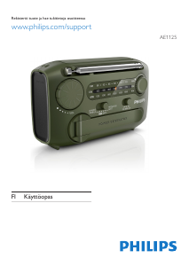 Käyttöohje Philips AE1125 Radio