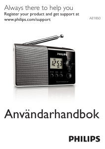 Bruksanvisning Philips AE1850 Radio